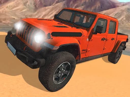 Tehlikeli Jeep Yokuş Sürücü Simülatörü