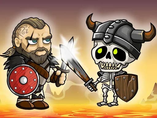 Vikingler VS İskeletler Oyunu