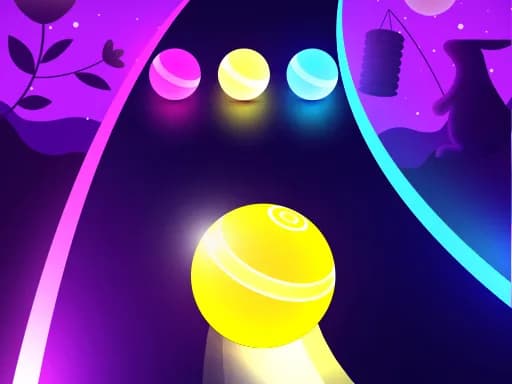 Dancing Road: Renkli Top Koşusu!