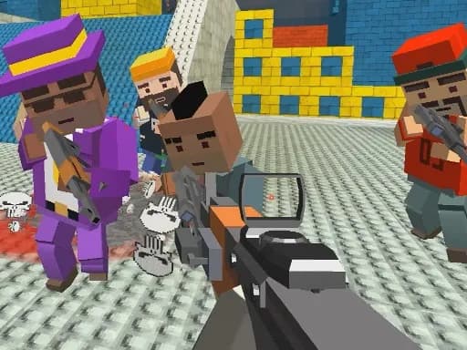 GunGame Ateşli Savaş: Blok Savaş