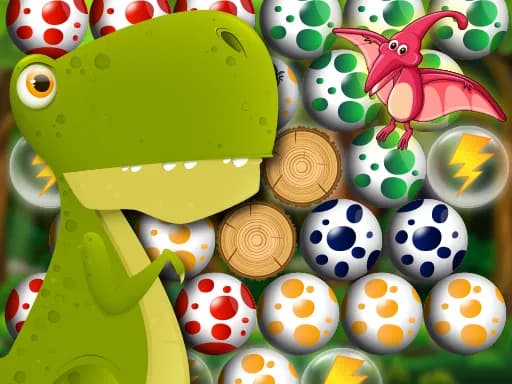 Yumurta Atıcı Baloncuk Dinozor