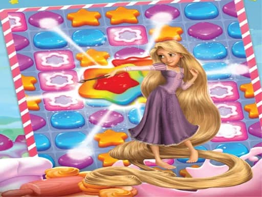Rapunzel Tatlı Eşleştirme Oyununu Oyna