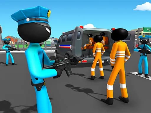 ABD Polisi Çizgi Adam Suçlu Uçak Taşıyıcı Oyunu
