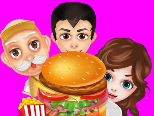 Burger Pişirme Yiyecek Dükkanı	