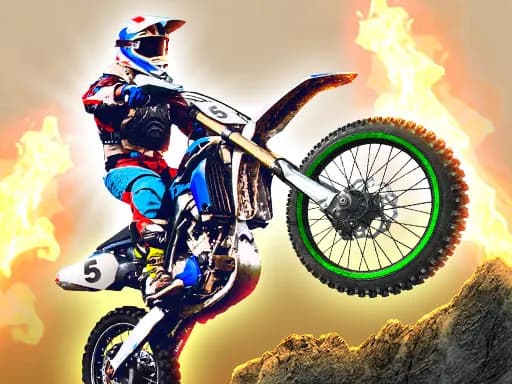 Dirt Bike Yarış İkili Mücadelesi