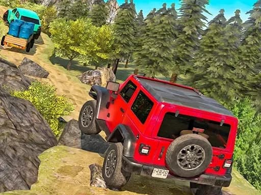 Safari Jeep Araba Park Etme Simülatörü: Orman Macerası 3D