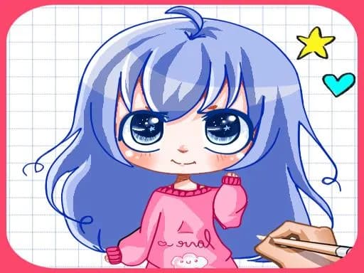 anime kızlar ve erkekler için boyama kitabı - Oyun Oyna