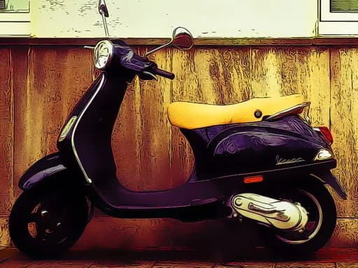 Şehir Scooter Bisiklet Yapbozu