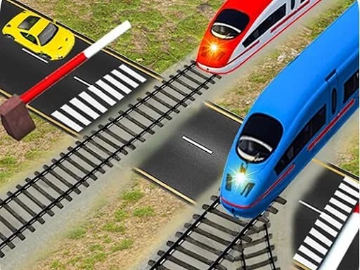 Demiryolu Geçidi İstasyonu Simülasyon Oyunu 3D